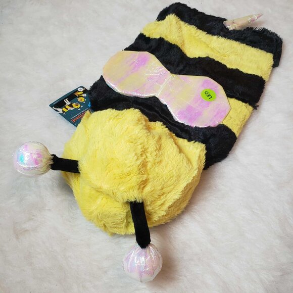 🐝Thrills & Chills Medium LED *Light-Up* BUMBLE BEE Pet Dog Halloween Costume - Picture 5 of 17